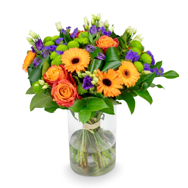 Bouquet of orange flowers